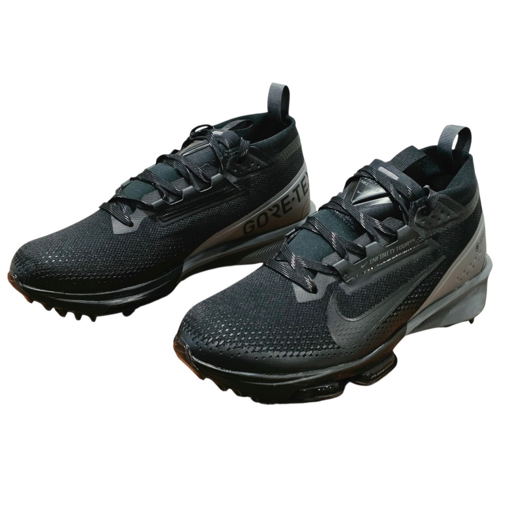 Nike Infinity Tour 2 GTX Gore-Tex Golf Shoes Black Mens 10 NEW FV4897-002